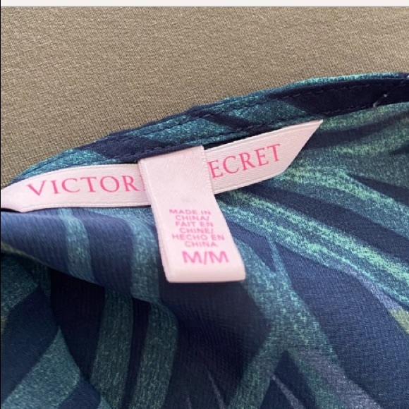Victoria’s Secret Navy Palm Maxi Dress Swim Coverup - Picture 4 of 6